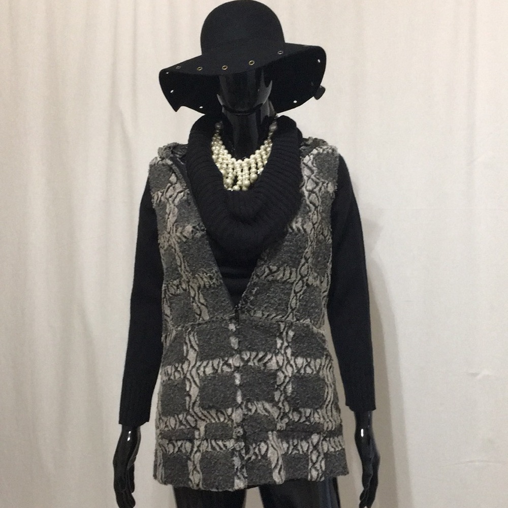 Faux fur vest